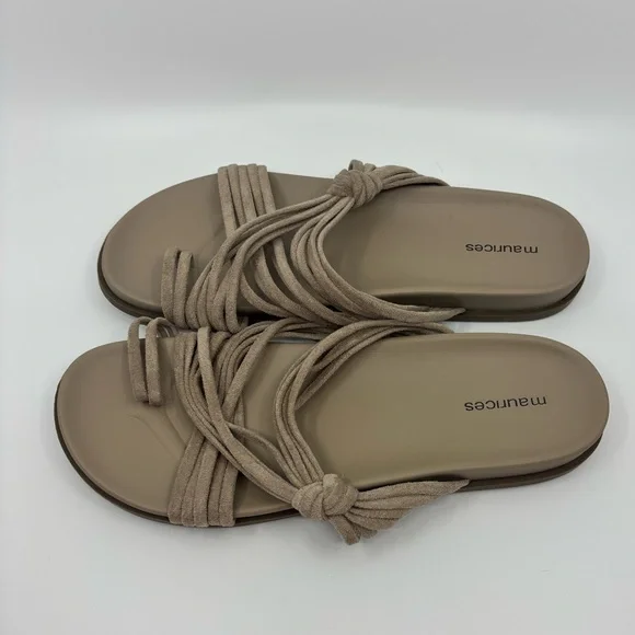 Maurices Gray Slide Sandals 9 - Picture 4 of 5
